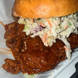 Nashville Hot Honey Butter Fried Chicken Sandwich Meal
