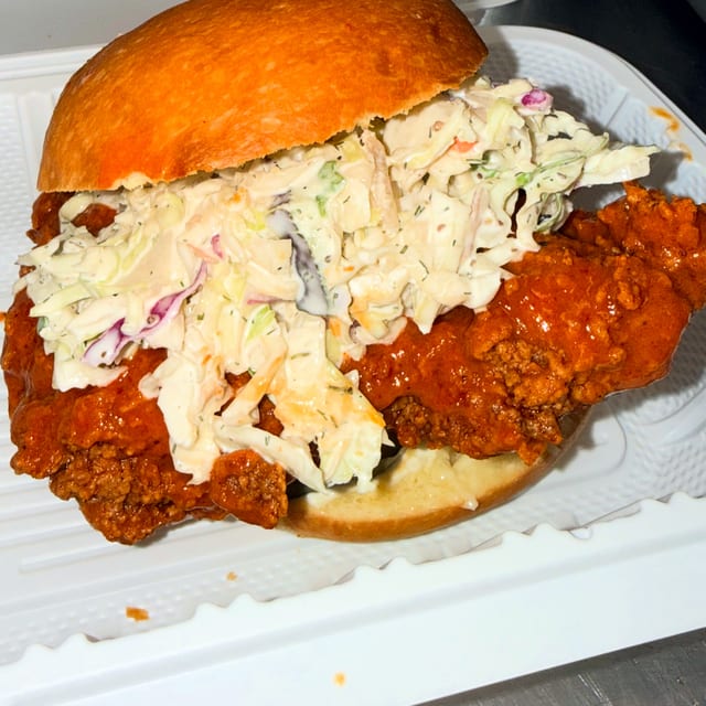 Buffalo Fried Chicken Sandwich Meal.